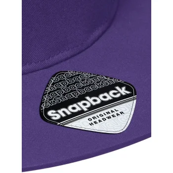 5 Panel Snapback Rapper Cap