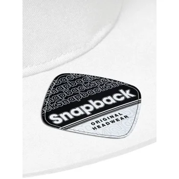5 Panel Snapback Rapper Cap