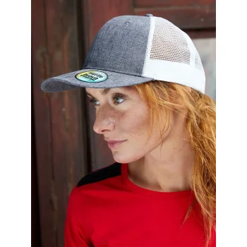 6 Panel Mesh Cap Melange