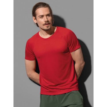 ACTIVE 140 RAGLAN MEN 100%P