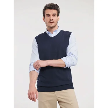 Adults' V-Neck Sleeveless Knitted Pullover