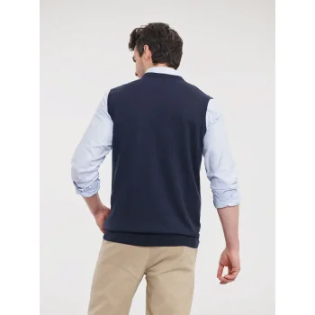 Adults' V-Neck Sleeveless Knitted Pullover