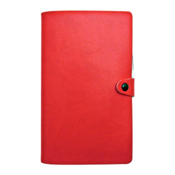 Agenda con copertina a portafoglio con bottone