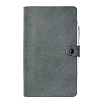 Agenda con copertina a portafoglio con bottone