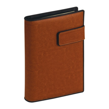 Agenda giornaliera PROVENCE 17x24 cm con copertina a portafoglio e passante di chiusura