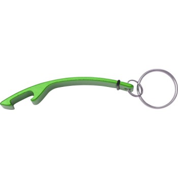 Apribottiglie-portachiavi, in alluminio