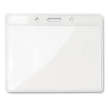 BADGY - Porta badge trasparente 10x8cm