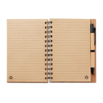 BAMBLOC - Notebook in bamboo con penna