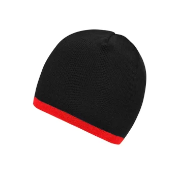 Beanie with Contrasting Border