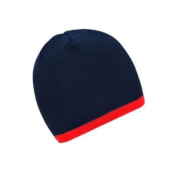 Beanie with Contrasting Border