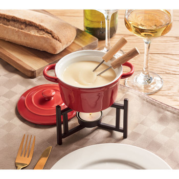 BIG KASE - Set fonduta in ceramica 300 ml