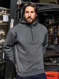 BIO WORK ½ZIP HOODY 70%OCS30%P