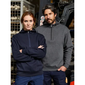Bio Workwear Half Zip Hoody