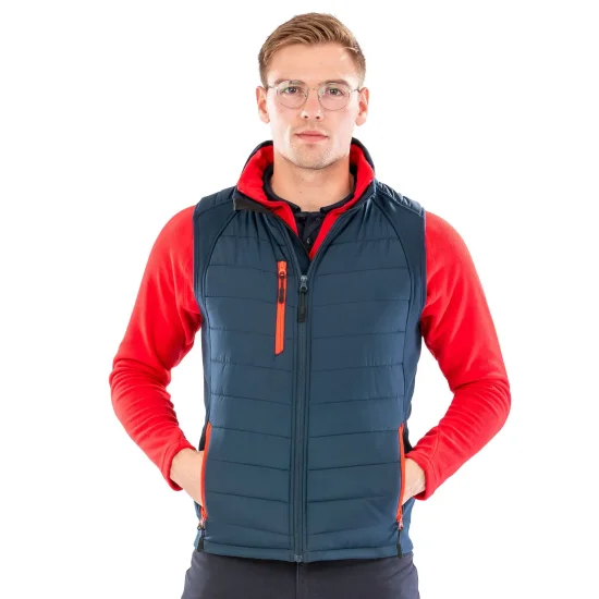 Black Compass Padded Softshell Gilet