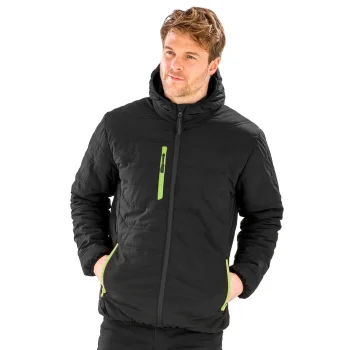 Black Compass  Padded Winter Jacket