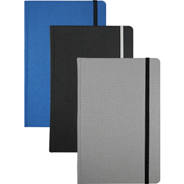 Blocco a righe 192 pag. con nastrino segnalibro ed elastico