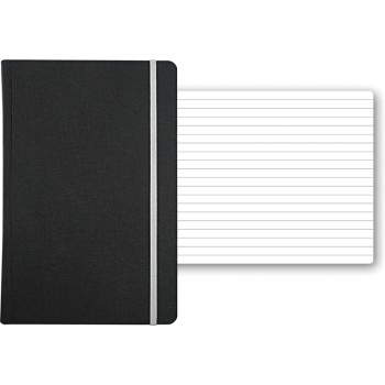 Blocco a righe 192 pag. con nastrino segnalibro ed elastico