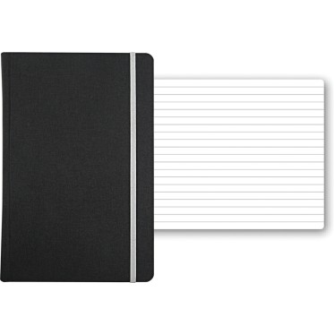 Blocco a righe 192 pag. con nastrino segnalibro ed elastico