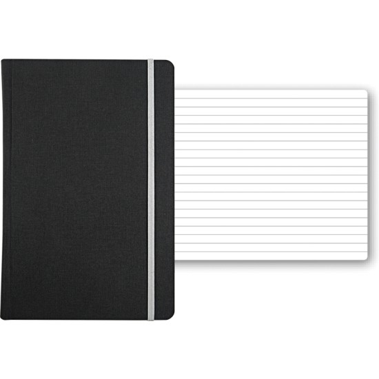 Blocco a righe 192 pag. con nastrino segnalibro ed elastico