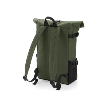 Block Roll-Top Backpack