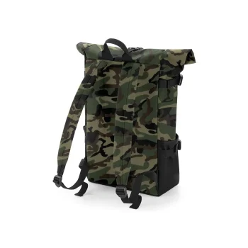 Block Roll-Top Backpack