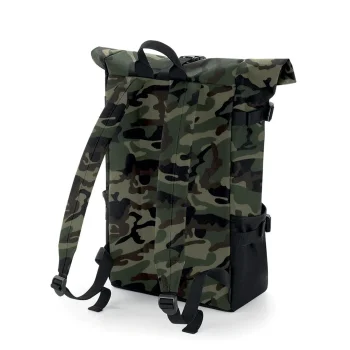 Block Roll-Top Backpack