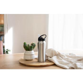 Borraccia in acciaio inox, capacità 600 ml Serena