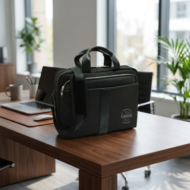 Borsa portadocumenti in nylon 1680D con tracolla regolabile e tasca laterale