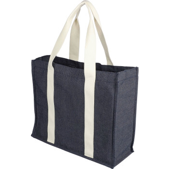 Borsa shopping in Denim 280 g/m2 Gretchen