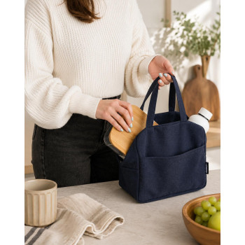 Borsa termica in policotone riciclato 330 g/m² Elowen