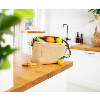 Borsa termica in poliestere 600 D rPET Sage