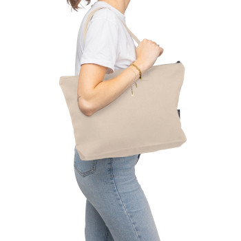 Borsa tote in policotone riciclato 330 g/m2 Malina