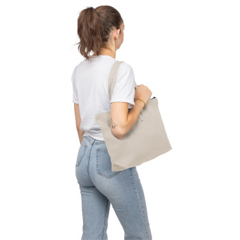 Borsa tote in policotone riciclato 330 g/m2 Malina