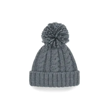 Cable Knit Melange Beanie