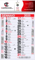 Calendario mensile 12 fogli