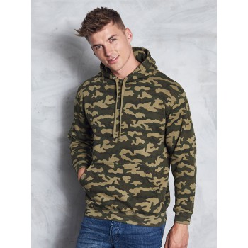 CAMO HOODIE 80%C 20%P