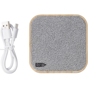 Caricabatterie wireless in bambù Moses