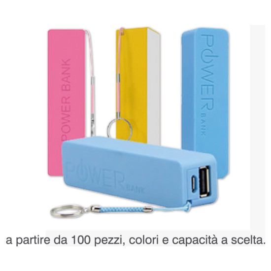 Caricatore per cellulare capacita' 2000 mAh, input/output DCV-1.0A confezione scatola singola.