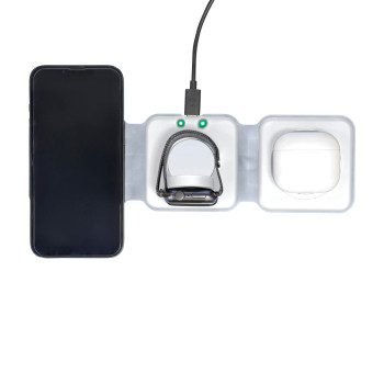 Caricatore wireless Trigo | Riciclato | 3 in 1