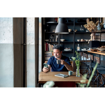 CERACK - Tazza impilabile in ceramica da 17