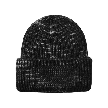 Chunky Knitted Patch Beanie