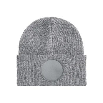 Circular Patch Beanie