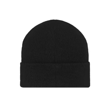 Classic Knitted Beanie With Patch