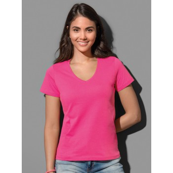 CLASSIC-T COLLO V WOMEN 100%C