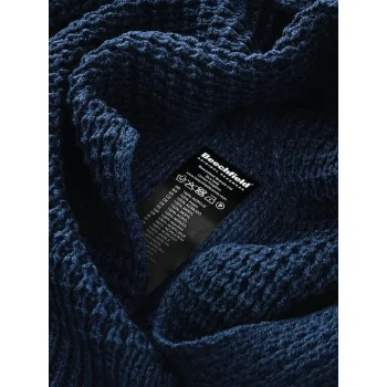 Classic Waffle Knit Scarf