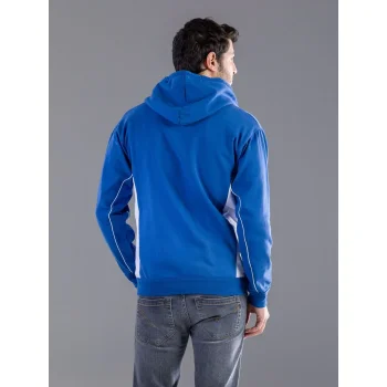Contrast Hooded Sweat Full Zip