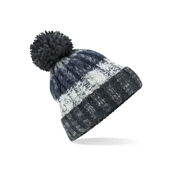 Corkscrew Pom Pom Beanie