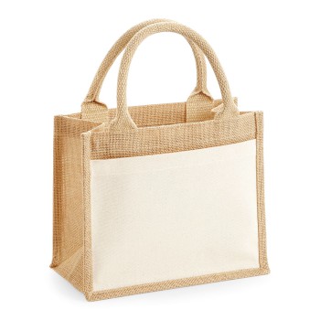 Cot Pock Jute Gift Bag, 100%C
