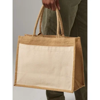 Cotton Pocket Jute Shopper