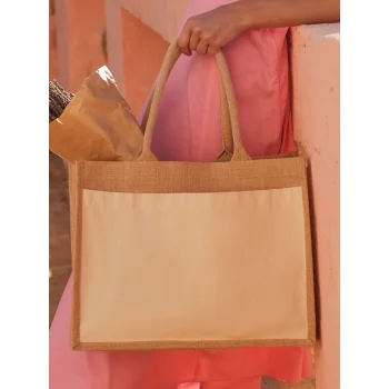 Cotton Pocket Jute Shopper
